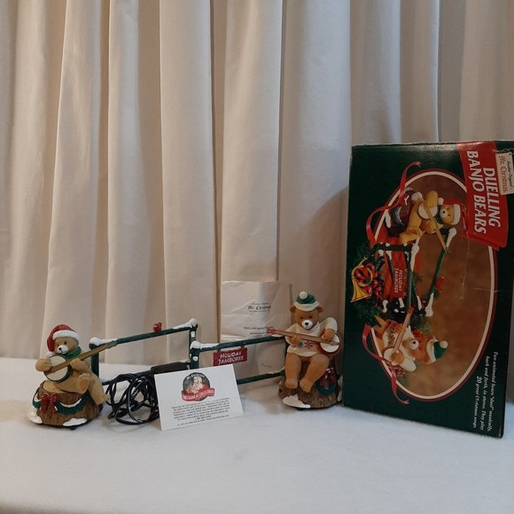 Mr. Christmas Holiday Mr Christmas Animated Dueling Banjo Bears